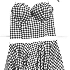 Bettie Page retro bathing suit